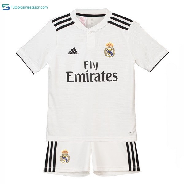Camiseta Real Madrid 1ª Niños 2018/19 Blanco